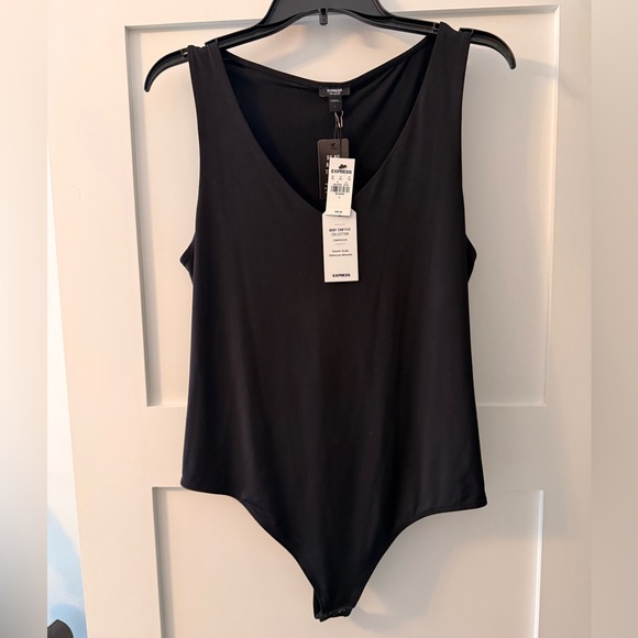 Express Tops - Express Body Contour Compression Bodysuit – Black, Size Large, NWT